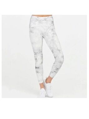 Spanx Booty Boost Marble Print High-Waist Leggings Size Small